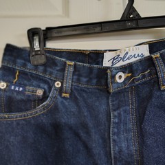Vintage 90s Limited Express Blues High Rise Capri Flare Jeans 9/10 S Dark Wash
