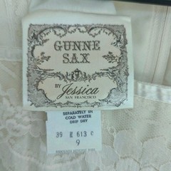 Vnt Gunne Sax Prairie Dress Juniors Sz 9 Cream Color Cottagecore Farm Country