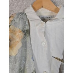 Vintage Special Thyme Ltd 2-in-1 Dress w/ Attached Floral Vest Size 18W Made USA