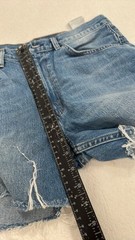 Vintage levis cut-offs denim jean shorts Orange Tag 517 2000s Y2k W 31