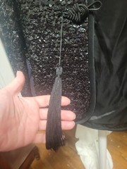 Vintage Henry Higgins LTD. Black Sequin Evening Jacket 16