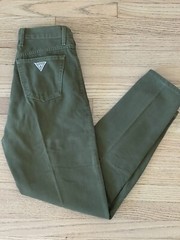 Vintage Guess Marciano Green Straight Leg Jeans High Rise Size 29 (actual 26×27)