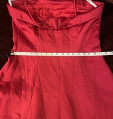 VTG Night Way Nightway Coll. Red Maxi Formal Ball Dress Gown, Sz 14 READ
