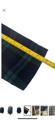 Lois Snyder Dani Max Vintage Blue And Green Plaid Long Sleeve Dress Size 12