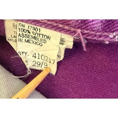 Rocky Mountain Clothing Co Vintage Purple Western High Waist Jeans 29/9 410217
