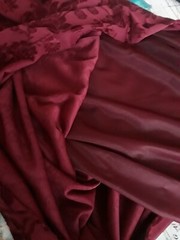 Vintage Boutique Europa by Newport News Velour Floral OverlayLined XS Maxi Skirt