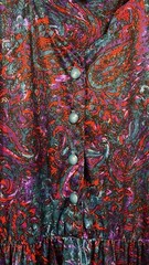 Vintage 70s Paisley Secretary Dress