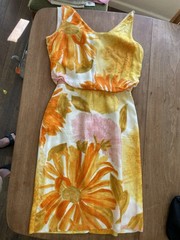 Alfred Shaheen MCM Vintage Silk Dress