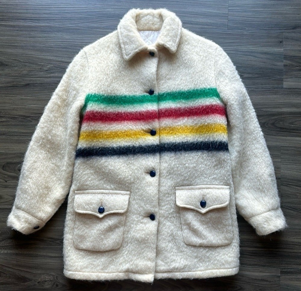Vintage 60s-70s Hudson’s Bay Wool Jack W/ Quilted Interior