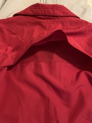 Nike Vintage XL Windbreaker Jacket Dark Pink Full Zip Mesh Lining Pockets HO09