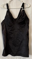 Vtg Crown-ette Nylon & Spandex Bra Girdle Full Slip Body POWER SHAPER 48B #440