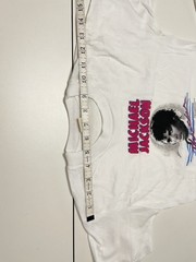 Vintage 1984 Michael Jackson Thriller NOS White 50 50 T Shirt Youth Large 14-16