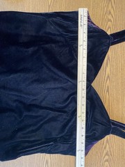 Vintage Vanna White Velvet Little Black Dress Size 16 Gala Event Regency Royal