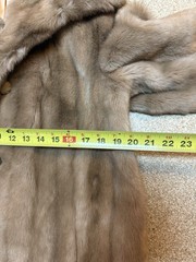 Vtg Tissavel Of France Country Pacer Faux Fur Coat Size Med Imported 1970s
