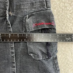 Y2K Vintage Christian Lacroix Mini Skirt XS 0 24 Denim Cargo Cyber Fairy Grunge