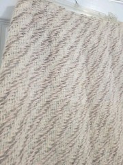 Vintage 80s B Altman Hadley Wool Skirt Size 14 Tan Pink A-Line NWT Original Tags