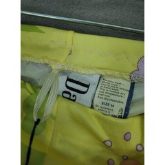Dalton Wide Leg Pants Womens 14 Yellow Floral Retro 70s Polyester NEW