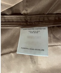 Gucci Vintage Tom Ford Era 2004 Silk Jacket Bronze Shantaug Runway Style Lg