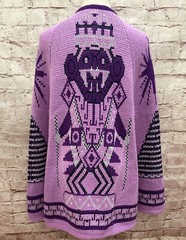 montgomery ward vintage cape Purple Southwest Acrylic Arm Slits OS