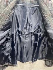Vintage 90’s Y2K Phantom Gray Check Suit Women Skirt & Jacket Set