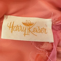Vintage Harry Keiser Pink Dress Small MCM 60s Cocktail Gown Mad Men Glam Barbie