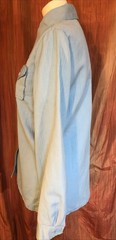 Vintage Blue Leisure Suit Womens Jacket Pants 60s 70s Frank Lee Sz Small / Med