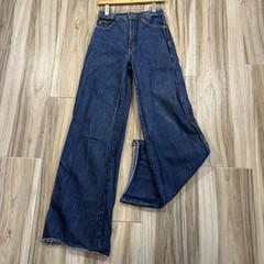 70s San Francisco Riding Gear Flared Jeans 27×34.5 Hippie Boho Western Retro