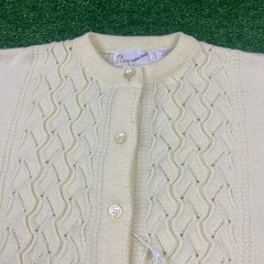 NWT Vintage Sidney Gould 60s Its Pure Gould Yellow Sweater Womens Size 42 NEW