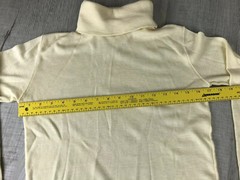 Vintage Fritzl Yellow Turtle Neck 100% Acrylic 70s 80s Womens Size L