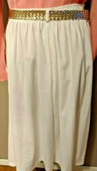 Peter Popovitch Petite White Vintage Skirt Medium With Tags