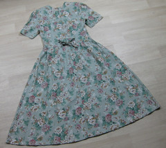 Vintage 80s Piccalino Midi Dress (8 Petite) Prairie Cottagecore Romantic