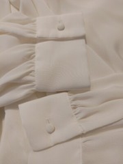 Vtg Alexandria White Classic Womens Blouse,Pleaded Front, Career Core, Sz16,USA