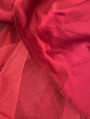 VTG Night Way Nightway Coll. Red Maxi Formal Ball Dress Gown, Sz 14 READ