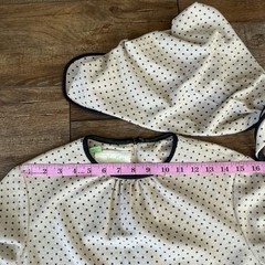 70s VINTAGE Nancy Greer New York Polka Dot Midi Dress Hat Set Size 10 #1402
