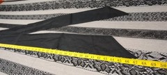 1970s Disco Cocktail Dress Off The Shoulder Black Organza Sheer Belted Early 80s