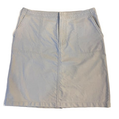 AEO American Eagle Outfitters MINI SKIRT Gray Cotton size 2 VTG Y2K