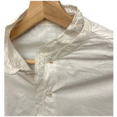 Vintage Unbranded Lace Trim Nightshirt Victorian Cottagecore Coquette