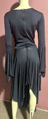 VTG Vintage Giorgio Beverly Hills Medieval Black Dress Drape Iconic Xs/Sm