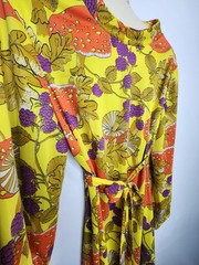 Mushroom Betty Hartford Dress 1960’s True Vintage Hippie Twiggy Mod 60’s Clothes