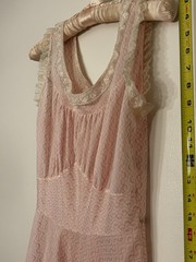 Vintage 70s Dutchmaid Pink Nylon Peignoir Set -SS Nightgown Matching Button Robe