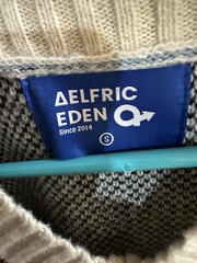 Rare Aelfric Eden Oversized Small 51” Chest Melted “Ice Cream” Sweater Vest