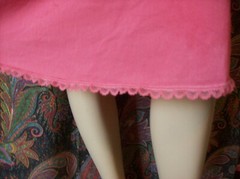 Vintage Valair Pink Nylon Tricot A-line Half Slip S 28″