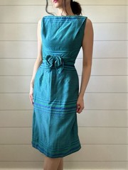 Vintage 1950s Dress Set Molly Modes Rockability Jacket Puff Sleeve