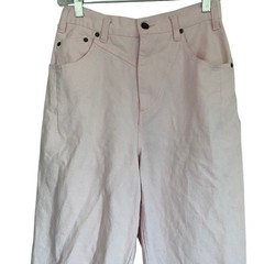 Vintage Unionbay Sync Pink High Waisted Tapered Jeans Heart Pockets 10 SB 1470