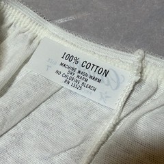 VTG Carole Lot of 3 Granny Panties Sz 7 White 100% Cotton Gusset USA Underwear