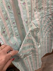 Vtg House Summer Dress Smart Time Pastel Floral Lace Small Boho Hippie Fun NWT