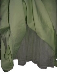 Masquerade Dress Vintage y2k Lime Green Fairy Mesh Glitter Gown Princess Pixie
