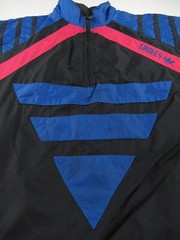 VTG 80s 90s Adidas Olympics Track Quilted Lined Pullover Jacket #VT507