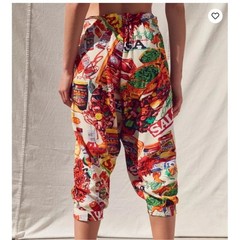 Vintage Jams World ’90s Salsa Print Parachute Pant size small