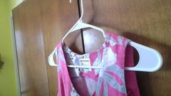 Beautiful Vtg Hawaiian Dress! HRH Kahala XS Pink Flwrs 2-pckt Sleeveless BttnUp